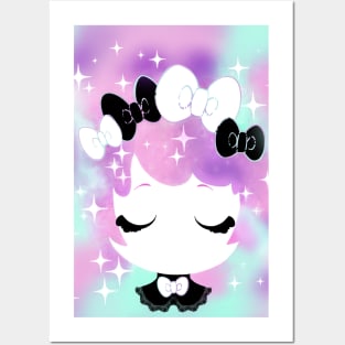 Cotton Candy Goth V1 Posters and Art